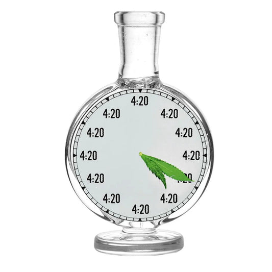 420 Pulsar Timepiece Glass Ash Catcher - 4in