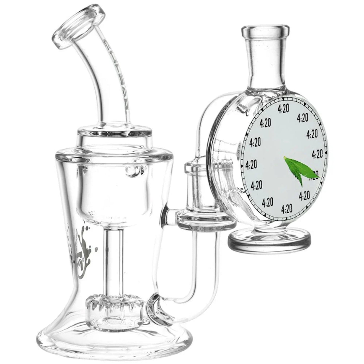 420 Pulsar Timepiece Glass Ash Catcher - 4in