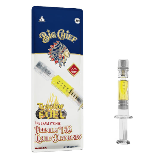 Big Chief 99% Liquid Diamonds THC-A Concentrate Syringe - 1g