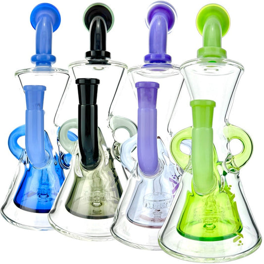 AFM Glass TX106 Recycler Bong - 10in
