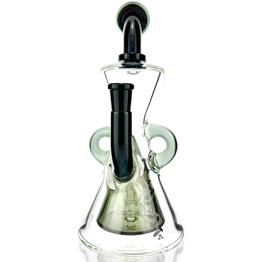 AFM Glass TX106 Recycler Bong - 10in Black