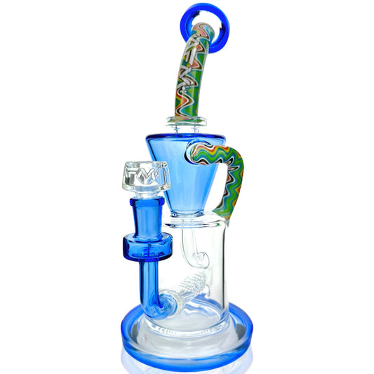 AFM Glass TX617 Recycler Bong - 11in