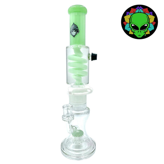 AFM Glass TX620 Glycerin Coil Bong - 16in