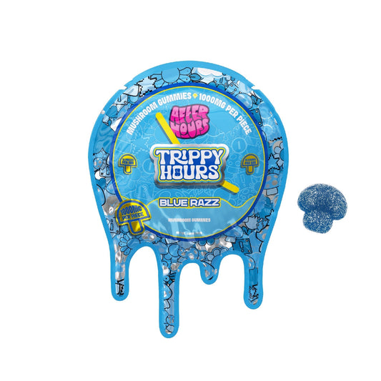 After Hours Trippy Hours Mushroom Gummies - 10,000mg Blue Razz