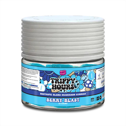 After Hours Trippy Hours Nootropic Blend Mushroom Gummies - 10ct Berry Blast
