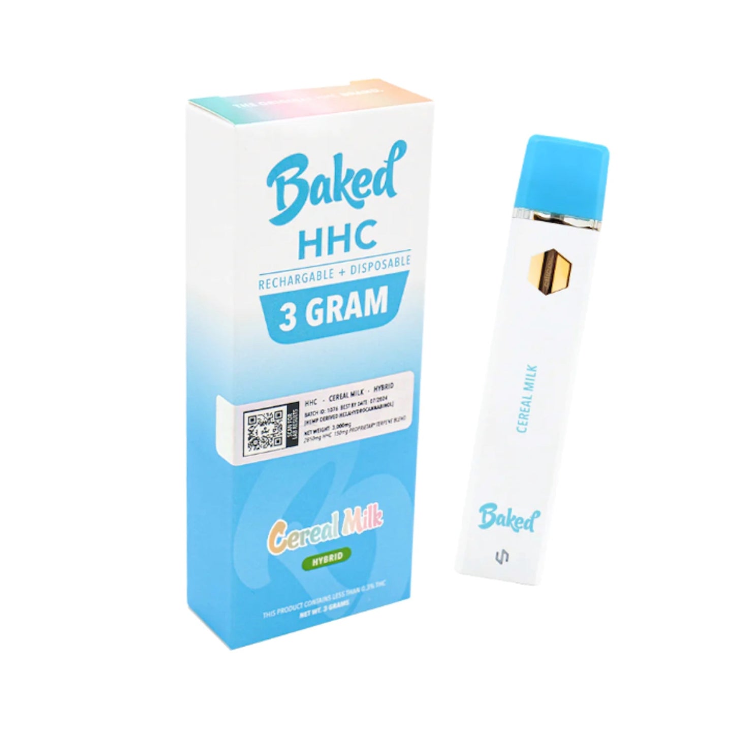 Baked HHC Vaporizer - 3000mg Cereal Milk (H)