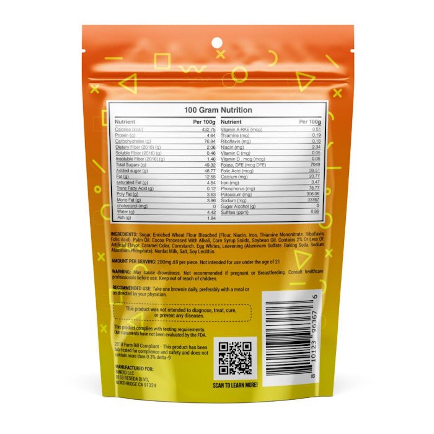 Binoid Delta 9 Brownie Bites - 1000mg