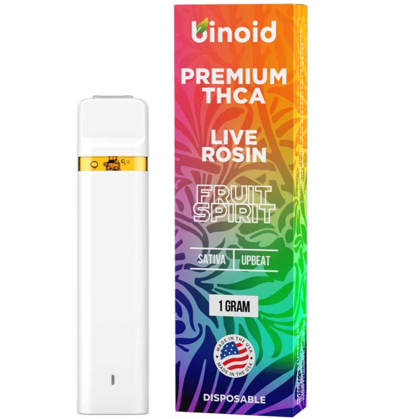 Binoid Live Rosin THC-A Vape - 1000mg Fruit Spirit