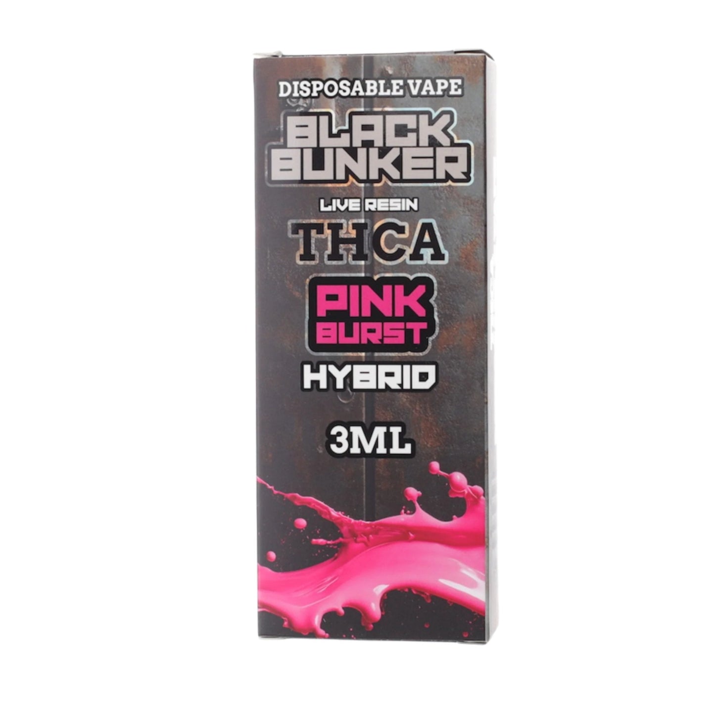 Black Bunker THC-A Live Resin Vaporizer - 3000mg Pink Burst (H)