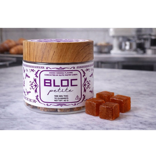 Bloc Petite Artisanal THC Gummies - Tiramasu a la cafe
