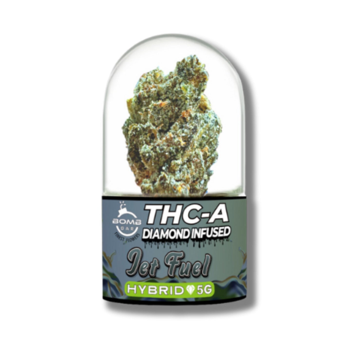 Bomb Bar Diamond Infused Jet Fuel THC-A Flower - 5g