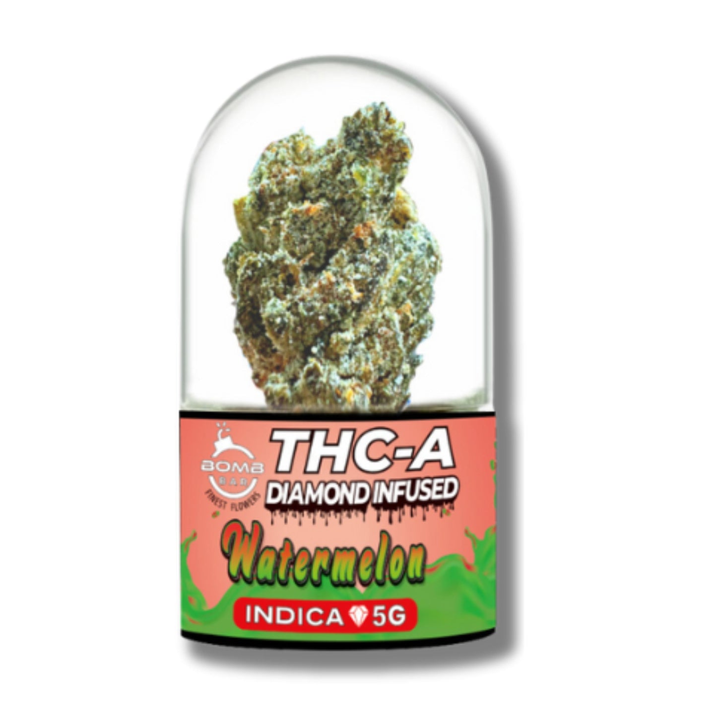 Bomb Bar Diamond Infused Watermelon THC-A Flower - 5g