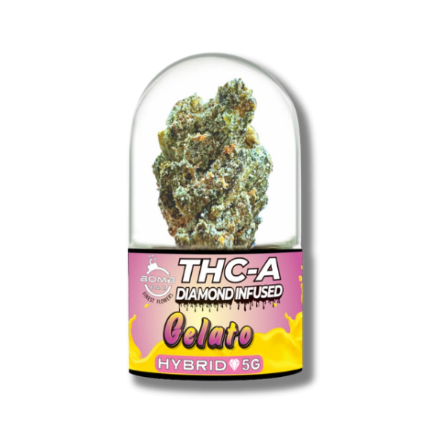 Bomb Bar Diamond Inused Gelato THC-A Flower - 5g