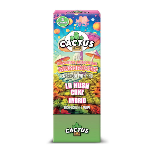 Cactus Labs Amanita Muscaria + HHC Vaporizer - 2000mg LA Kush Cake