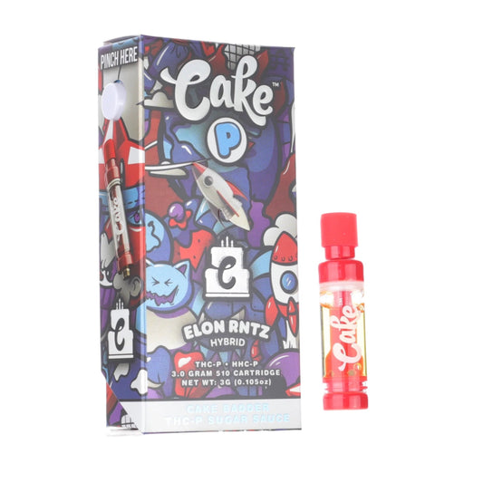 Cake Cartoon THC-P + HHC Cartridge - 3000mg Elon Runtz