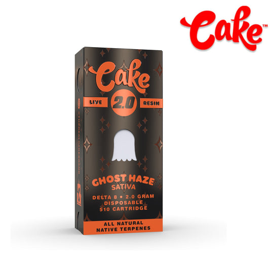 Cake Delta 8 Live Resin Cartridge - 2000mg Ghost Haze