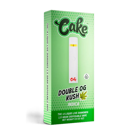 CAKE Liquid Live Diamonds THC-A Vaporizer - 1500mg Double OG Kush (I)