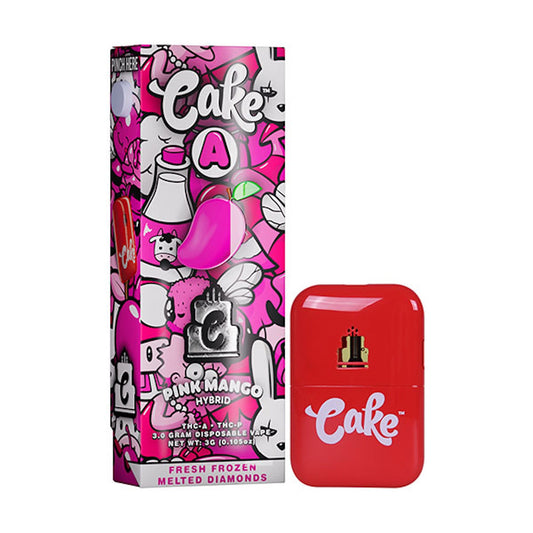 CAKE Pebble THC-A + THC-P Vaporizer - 3000mg Pink Mango (H)