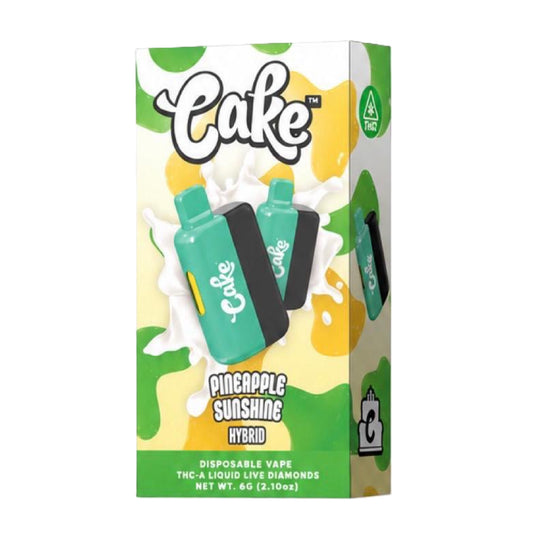 CAKE THCa Liquid Live Diamonds THC-A Device - 6000mg Pineapple Sunshine / 1