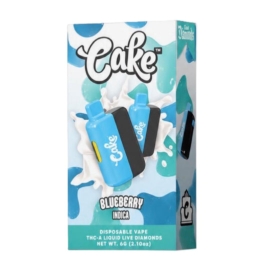 CAKE THCa Liquid Live Diamonds THC-A Device - 6000mg Blueberry / 1