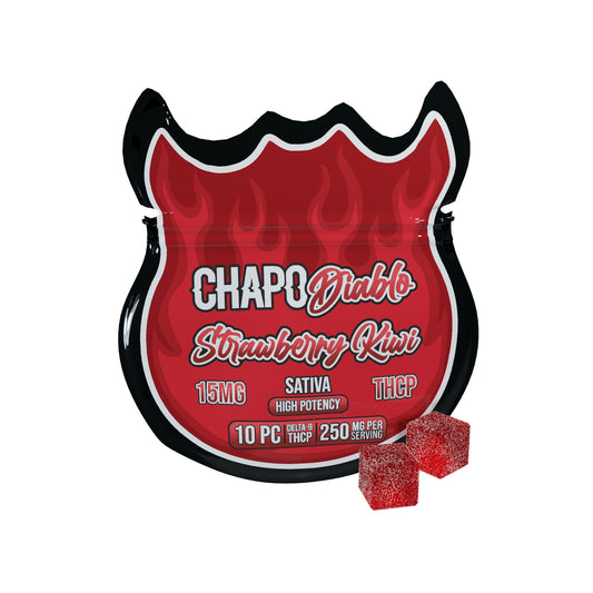 Chapo Diablo THC-P Gummies - 250mg (10ct) Strawberry Kiwi (S)
