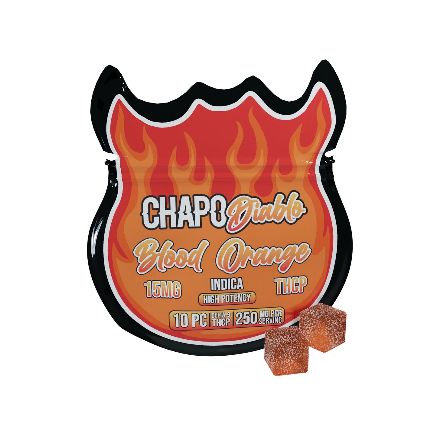 Chapo Diablo THC-P Gummies - 250mg (10ct) Blood Orange (I)