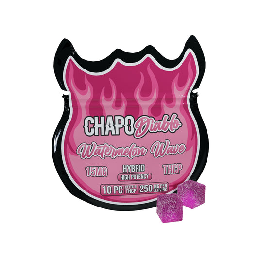 Chapo Diablo THC-P Gummies - 250mg (10ct) Watermelon Wave (H)