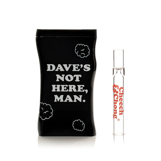 Cheech & Chong Dugout w/Taster - 4in Dave's Not Here, Man