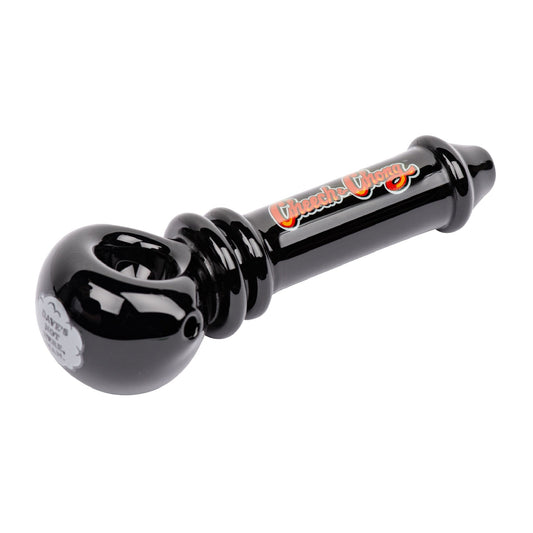 Cheech & Chong Glass Zimmerman Pipe - 4in Black