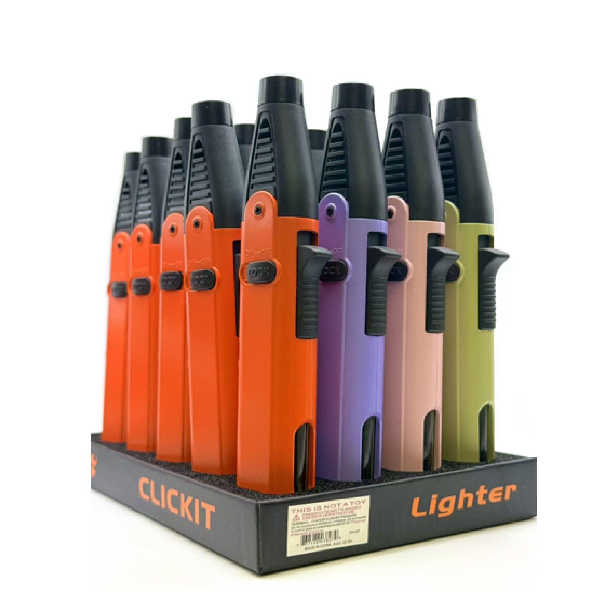 Clickit Single Flame Torch Lighter - Everything 420