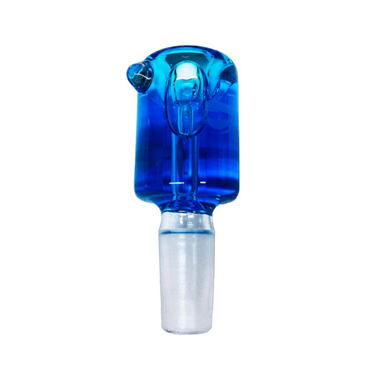 Colorful Freezable Bowl - 14mm Male Blue