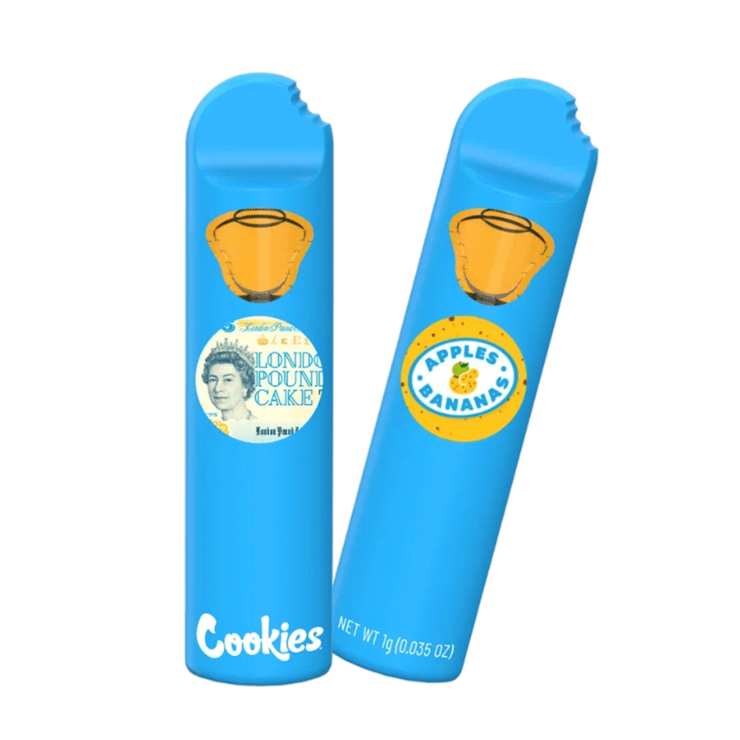 Cookies Apple n Bananas/London Pound Cake THC-A Vaporizer - 2000mg