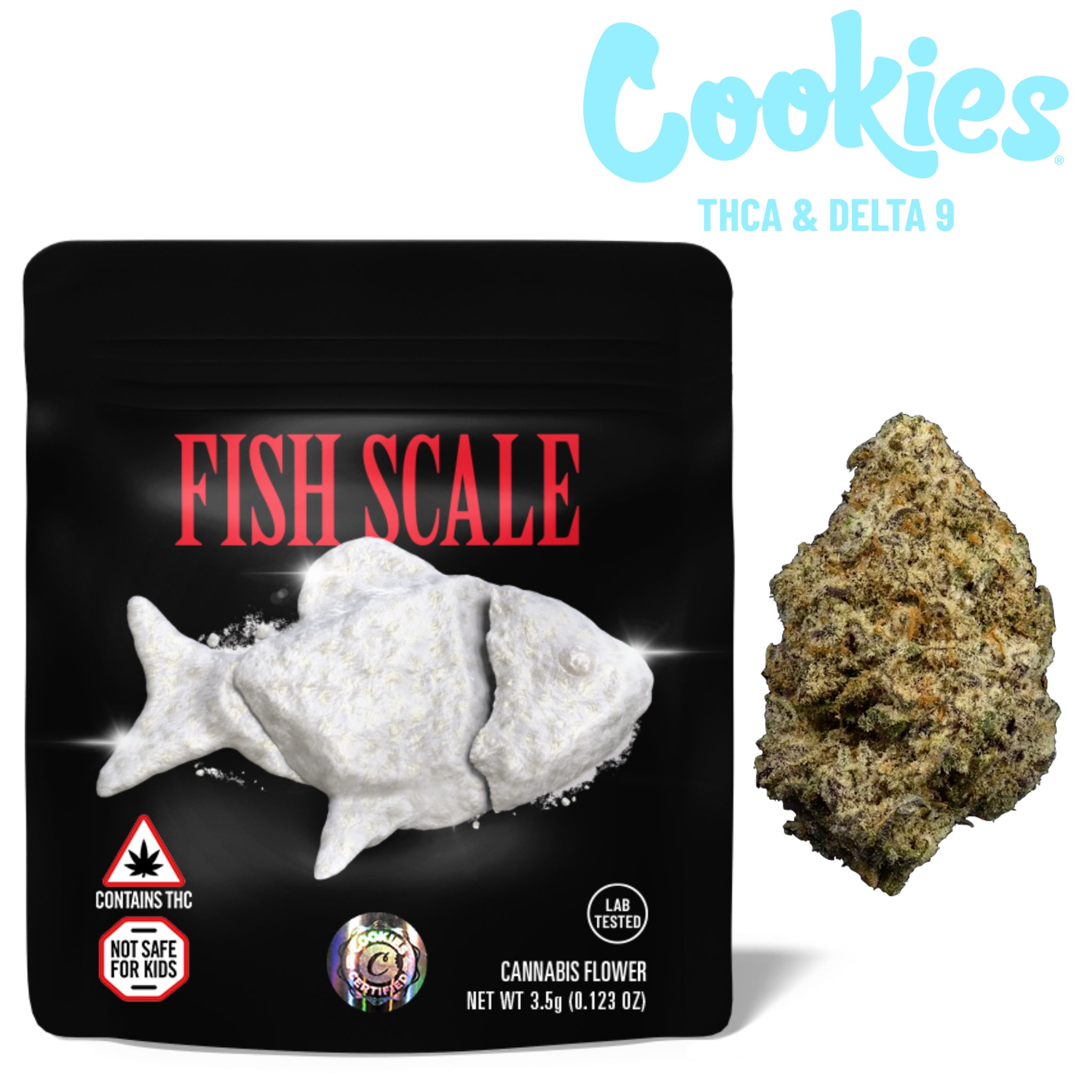 Cookies Fish Scale THC-A Flower - 3.5g - Everything 420