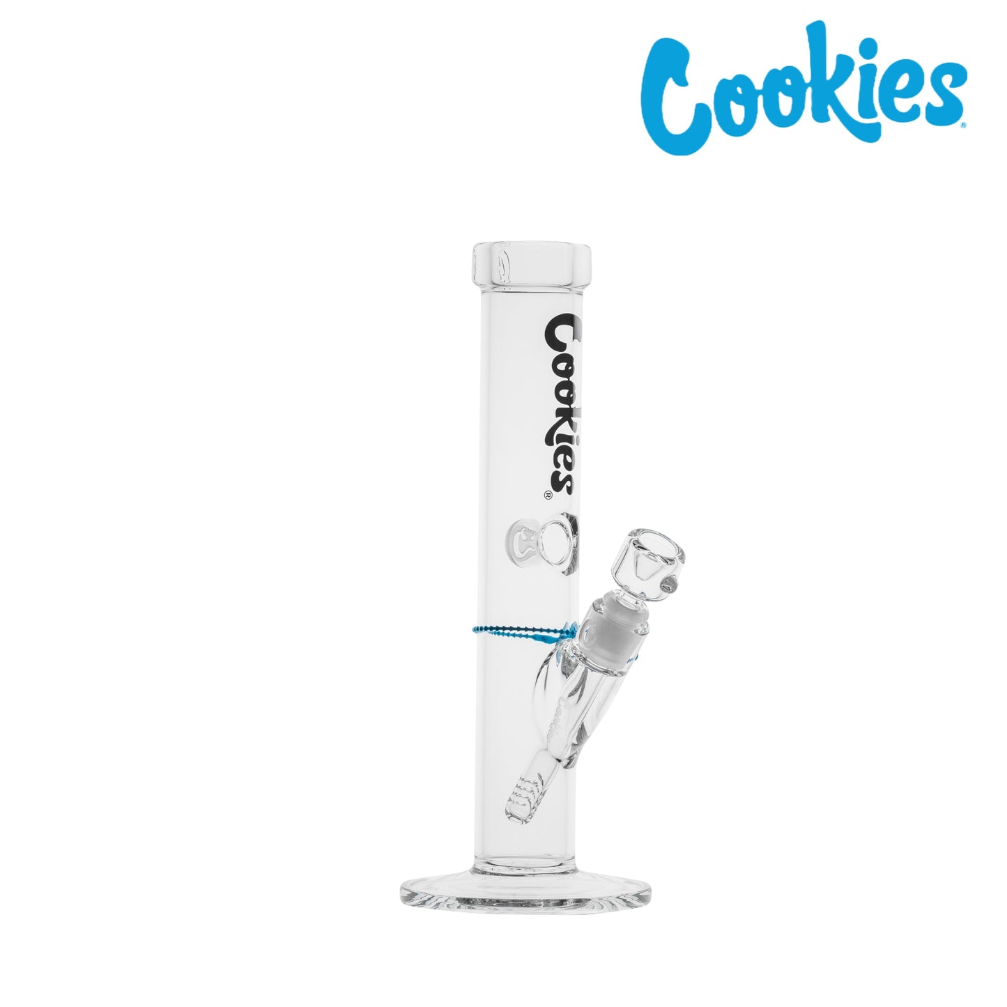 Cookies Original Straight Tube Bong - 13in Black