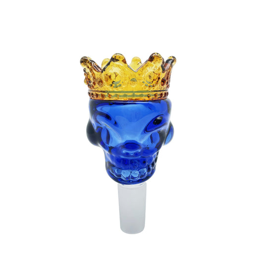 Crown Bowl - 14mm Male Blue