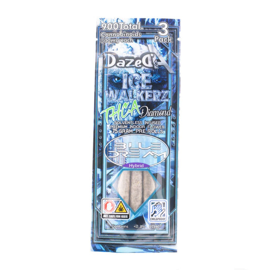 Dazed Icewalker THC-A Pre-Rolls - 3pk