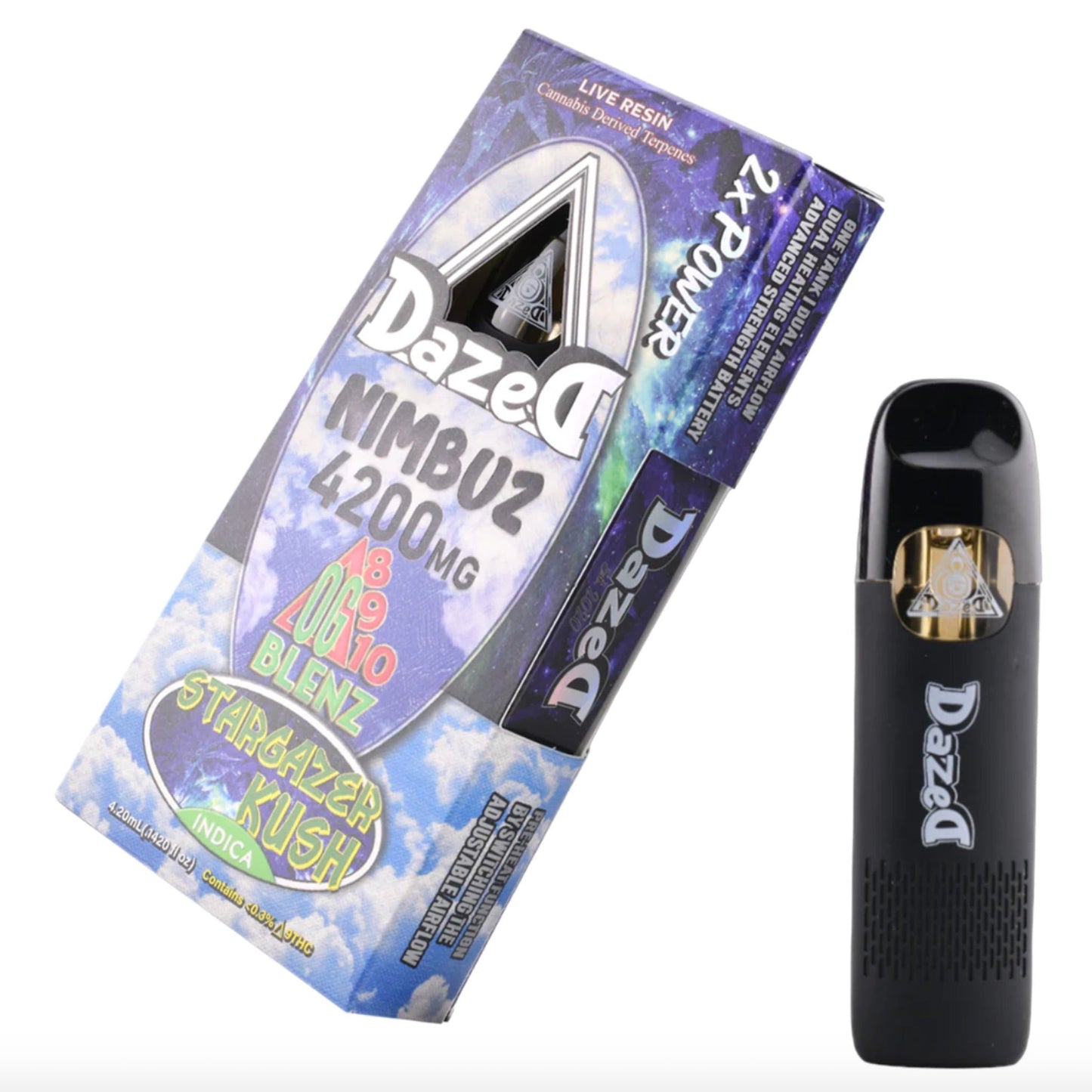 Dazed Nimbus OG Blenz Vaporizer - 4200mg