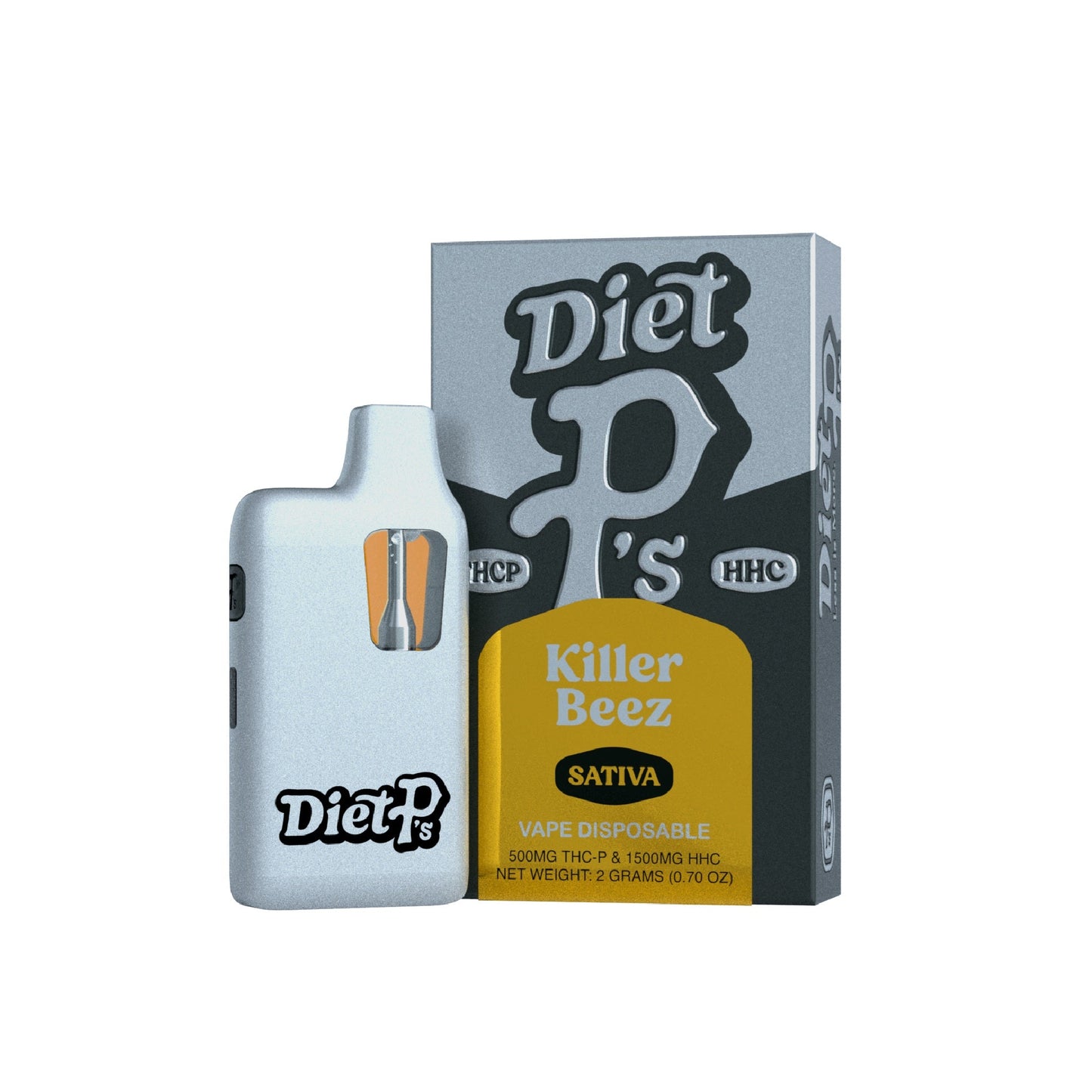 Diet Ps THC-P + HHC-P Vaporizer - 2000mg Killer Beez