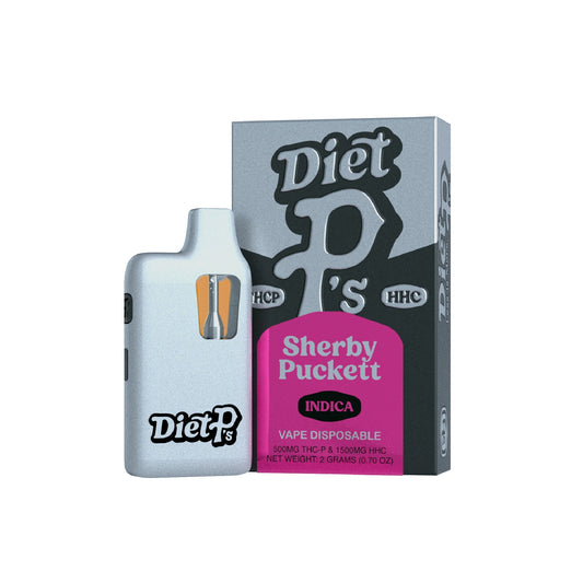Diet Ps THC-P + HHC-P Vaporizer - 2000mg Sherby Puckett (I)