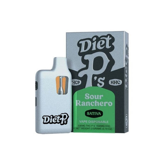 Diet Ps THC-P + HHC-P Vaporizer - 2000mg Sour Ranchero (S)