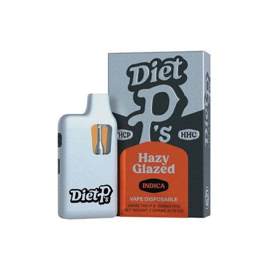 Diet Ps THC-P + HHC-P Vaporizer - 2000mg Hazy Glazed (I)