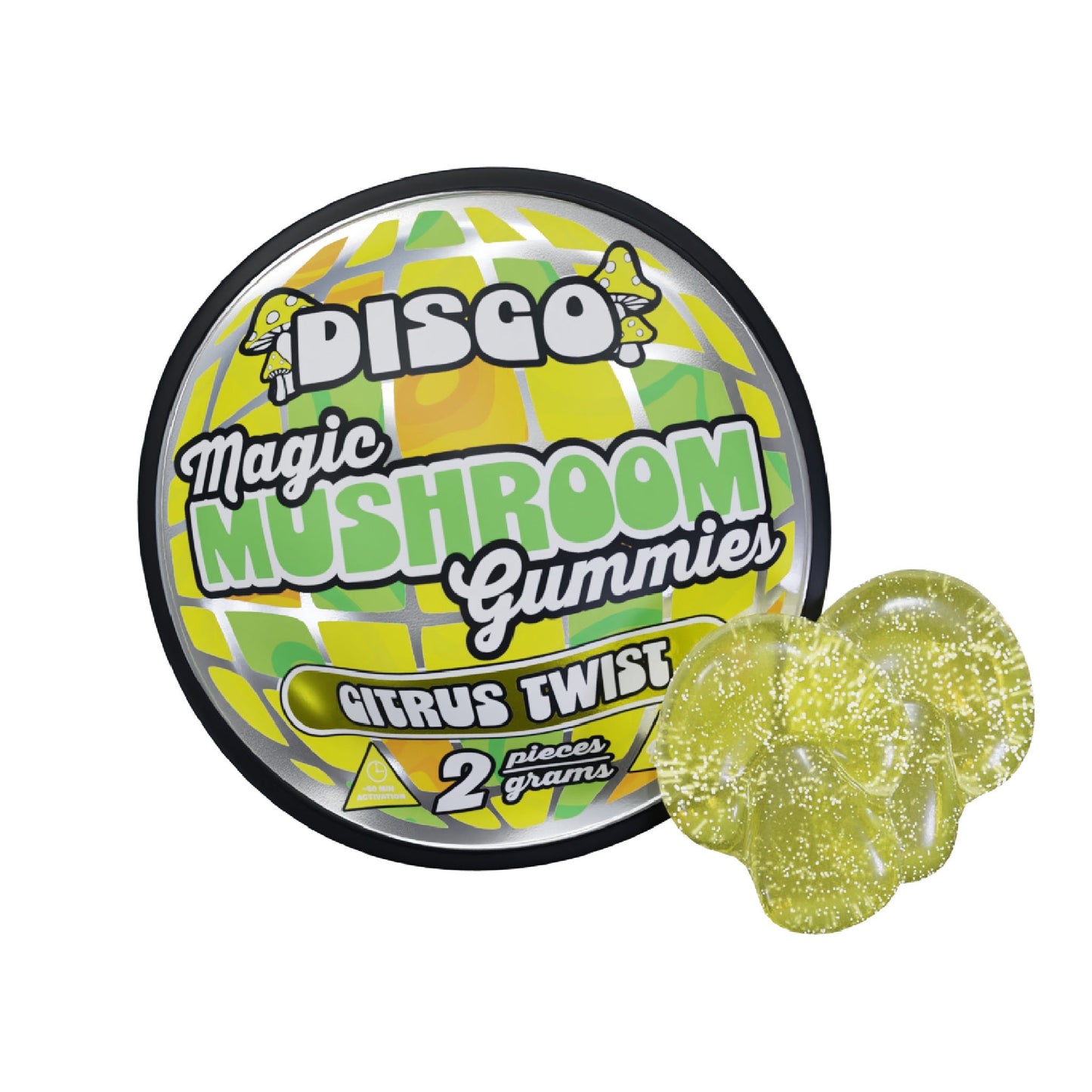 Disco Magic Mushroom Gravity Gummies - 2000mg Citrus Twist