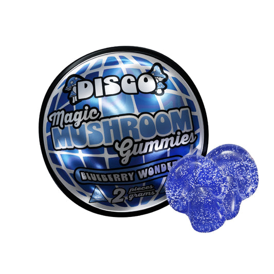 Disco Magic Mushroom Gravity Gummies - 2000mg Blueberry Wonder