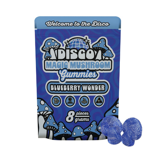 Disco Magic Mushroom Gummies - 8000mg Blueberry Wonder
