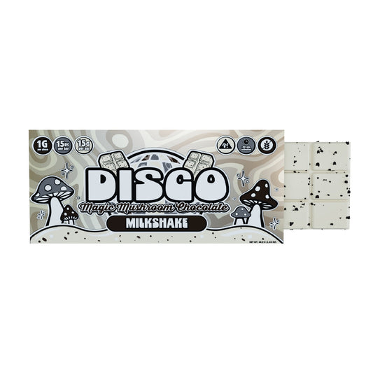 Disco Magic Mushrooms Chocolate Bar - 15g Milk Shake