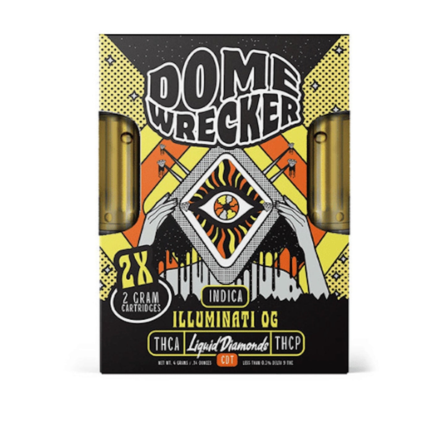 Dome Wrecker Illuminati OG THC-A Duo Devices - 4000mg