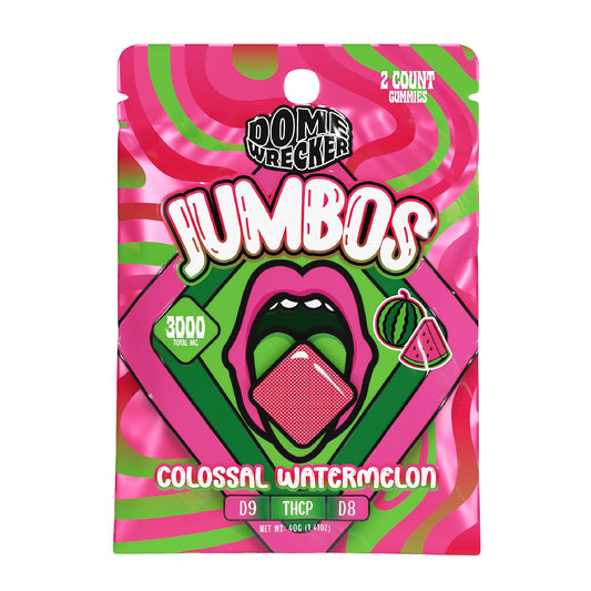 Dome Wrecker Jumbo Gummies - 3000mg (2ct) Colossal Watermelon