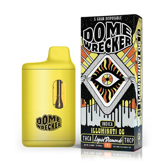 Dome Wrecker THC-A Vaporizer - 5000mg Illuminati OG (I)