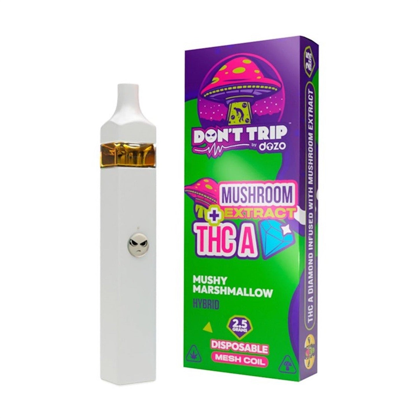 Dont Trip Shroom + THC-A Mushy Marshmallow Vaporizer - 2500mg