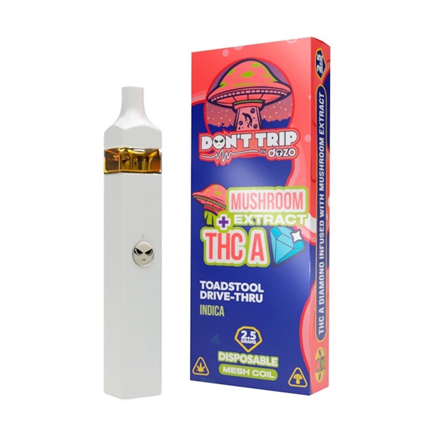 Dont Trip Shroom + THC-A Toad Stool Vaporizer - 2500mg